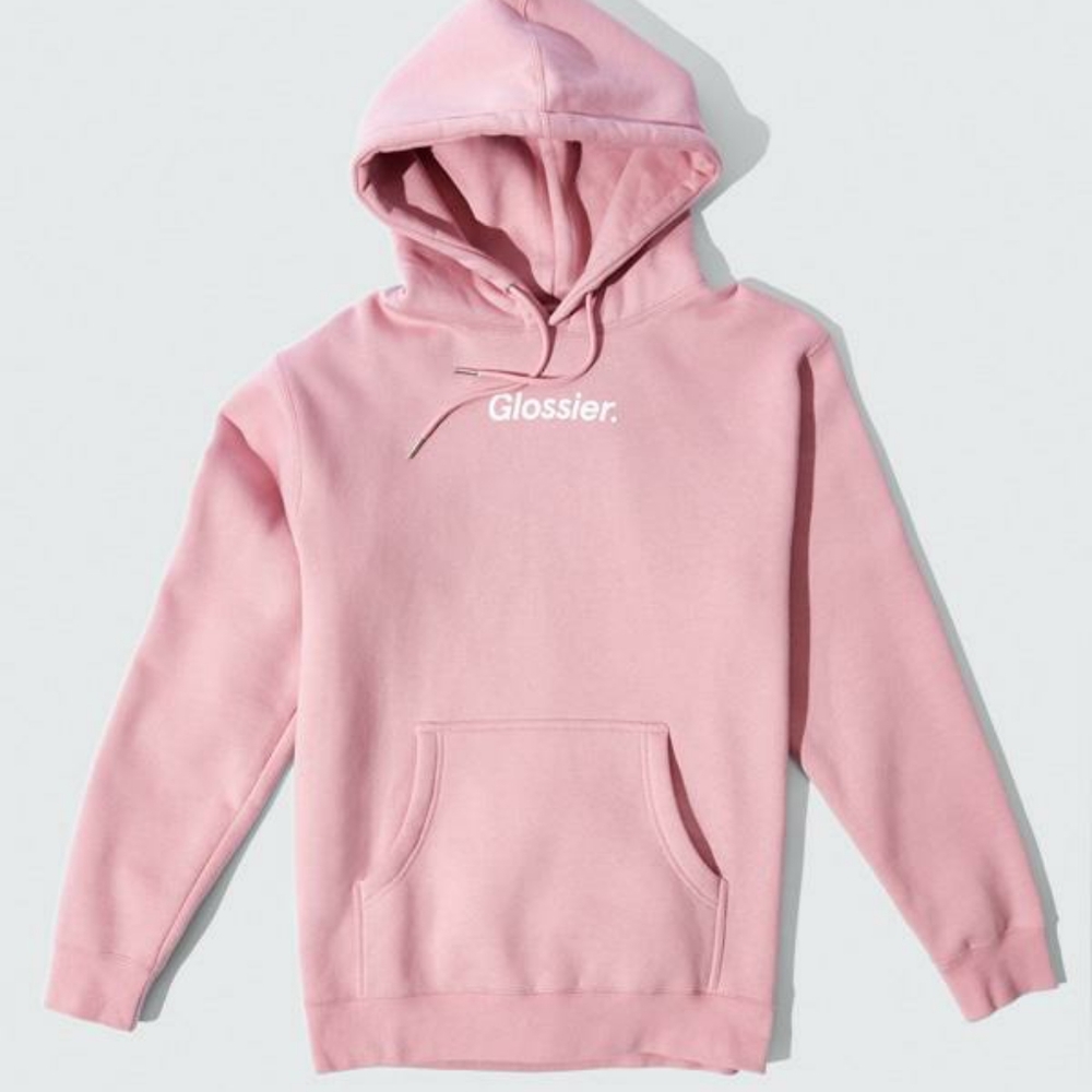 Glossier Glossiwear Pink Hoodie